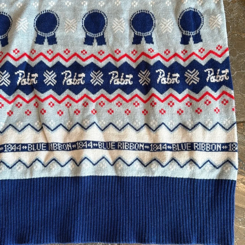 Pabst Blue Ribbon stay cozy